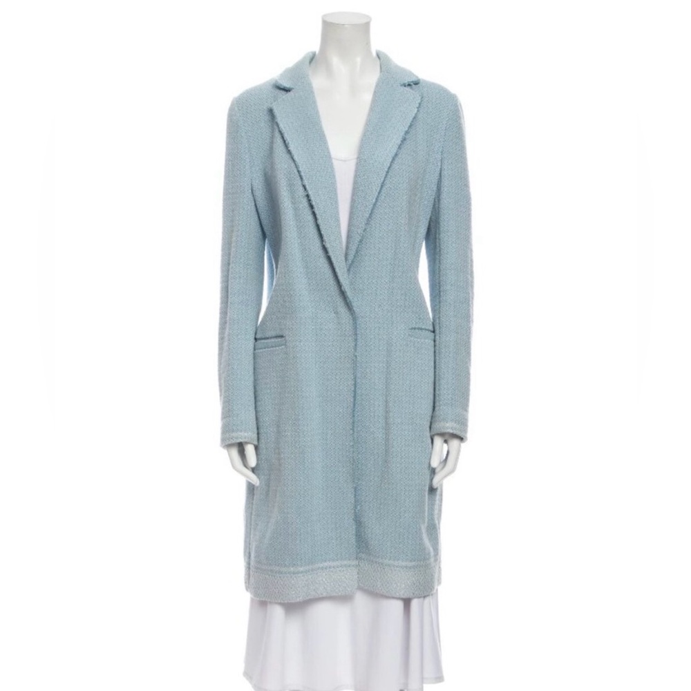 Le Noir 100% Wool Blue Jacket Size M